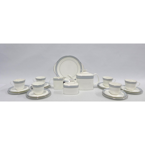 148 - Royal Doulton Etude pattern teaset, (22)