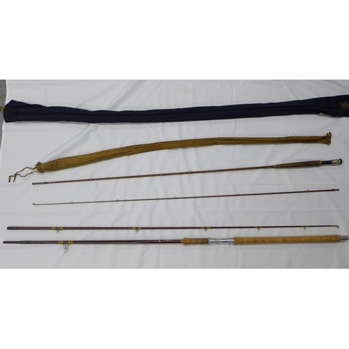 433 - Two vintage Hardy's fishing rods (2)