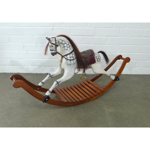 252 - Miniature rocking horse, (A/F) 92 x 48cm.