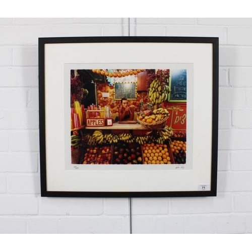 71 - KOBI ISRAEL (b.1970) Ltd Ed photographic print No 27/125, signed and framed, 42 x 35cm