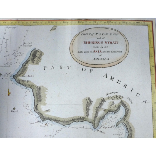 142 - Chart of Norton Sound and of Bherings Strait made by the East Cape of Asia and the West Point of Ame... 