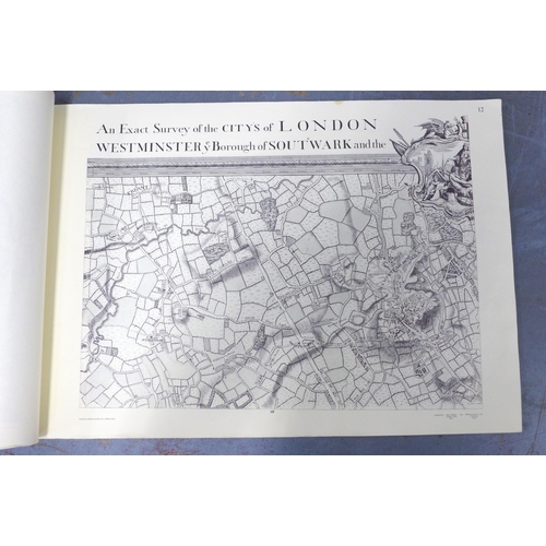 147 - A plan of the Cities of London and Westminster and Borough of Southwark, by John Roque, published Ha... 