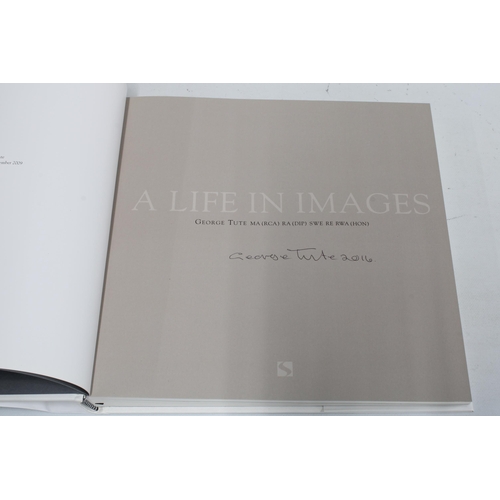 169 - 'George Tute, A Life in Images', hardback book, signed on the inside title page, 26 x 26cm, together... 