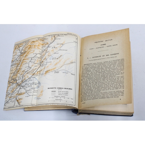 171 - 'SYRIE-PALESTINE, Les Guides Bleus', Hachette 1932, travel guide with fold out maps, cloth cover, 11... 