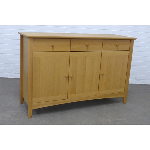 243 - John Lewis sideboard, 124 x 81 x 42cm.