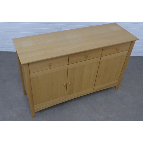 243 - John Lewis sideboard, 124 x 81 x 42cm.