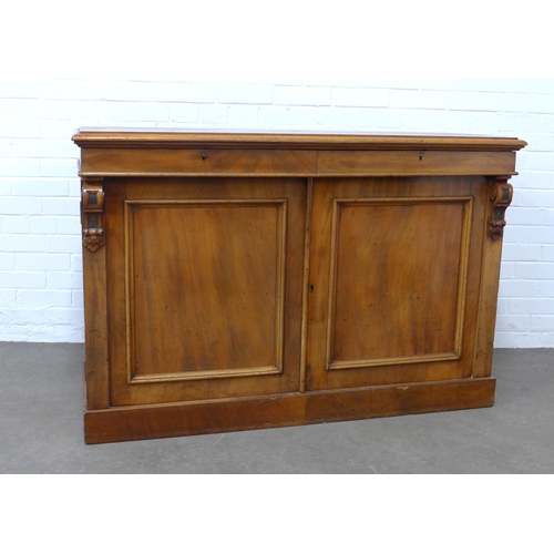 279 - Victorian mahogany sideboard credenza.137 x 91 x 51cm.