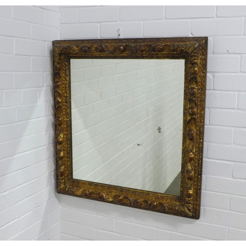 303 - Gilt framed wall mirror, 77 x 82cm.