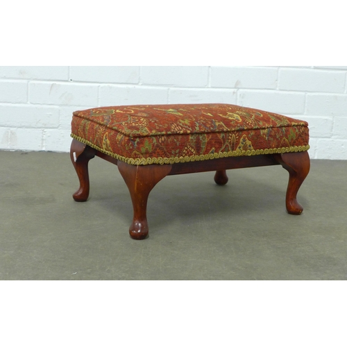 305 - Footstool, 45 x 22 x 33cm.