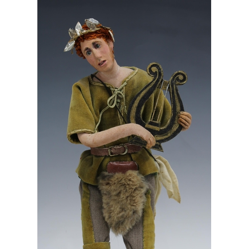 348 - ANNE CARRICK (Scottish 1919 -  2015)  A rare group of thee Gilbert & Sullivan figures to include  Ja... 