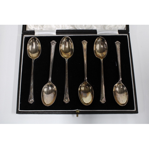 70 - Two cased sets of six Sheffield silver teaspoons (2)