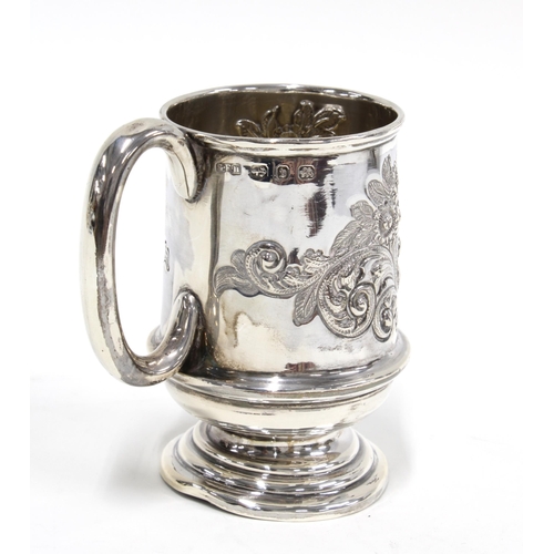 89 - Early 20th century Birmingham silver christening mug, 8cm