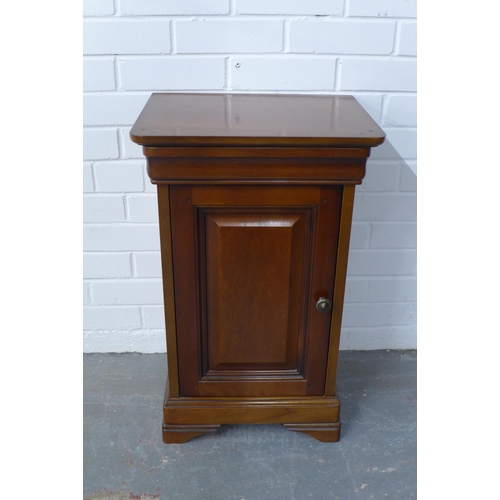 274 - Modern hardwood bedside cabinet, 67 x 33cm