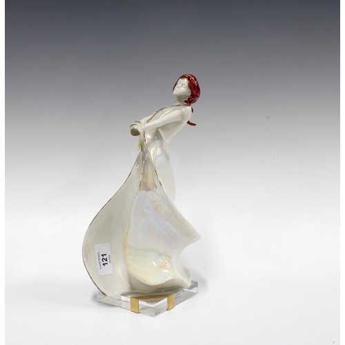 121 - Galos Design Spanish figure, on a clear acrylic base, 27cm