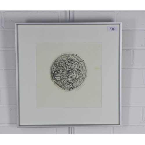 188 - J. MACFARLAND, 'SELCHIES', signed etching, 11/16, framed under glass, 41 x 41cm overall