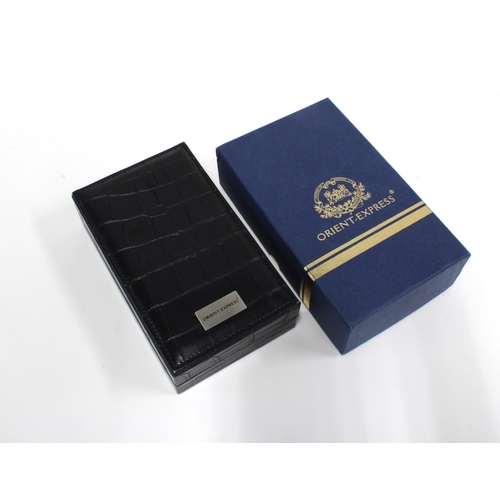 58 - Orient Express pen set in a black leather box (2)