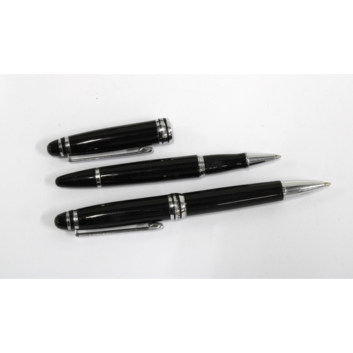 58 - Orient Express pen set in a black leather box (2)