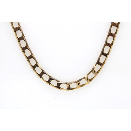 18 - 9ct gold necklace, stamped Italy 375