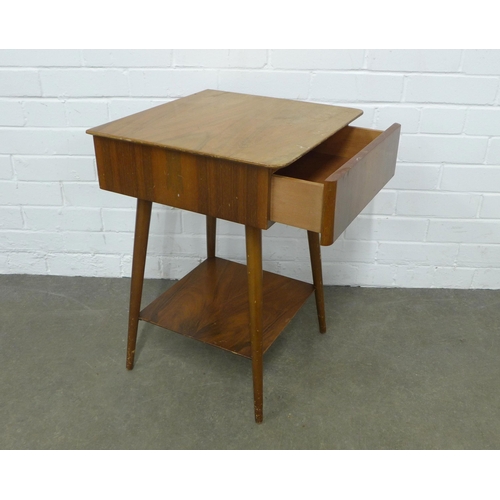 356 - Vintage Remploy bedside table, 41 x 57 x 40cm