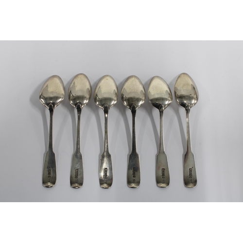 53 - Set of six silver teaspoons, Edinburgh 1820  (6)