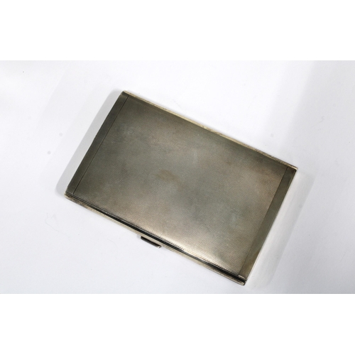 16 - George VI silver cigarette case, Sheffield 1938, 13 x 8cm