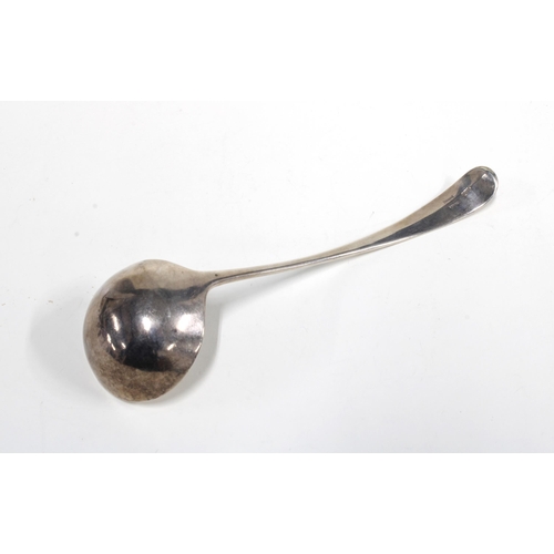 30 - Scottish provincial silver toddy ladle by James Gordon of Aberdeen, circa 1780, stamped IG, 18cm lon... 