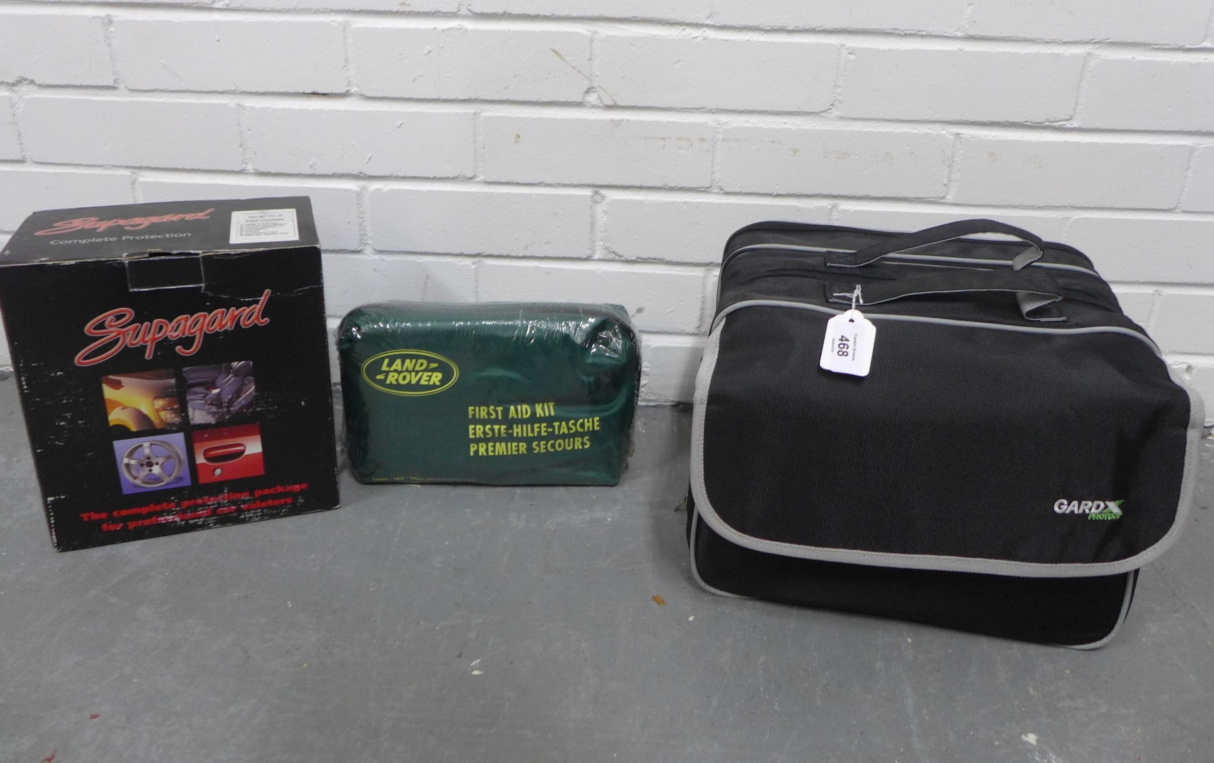 Car Cleaning kits and Land Rover First Aid Kit