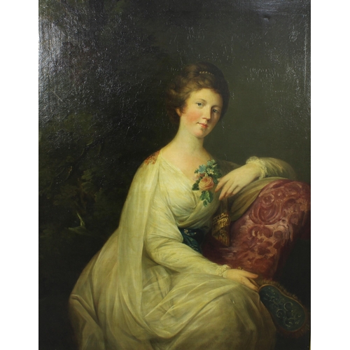 112 - Attributed to GEORGE WILLISON (SCOTTISH. 1741-1797), portrait of Catherine Maxwell, Wife of John For... 