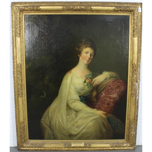 112 - Attributed to GEORGE WILLISON (SCOTTISH. 1741-1797), portrait of Catherine Maxwell, Wife of John For... 