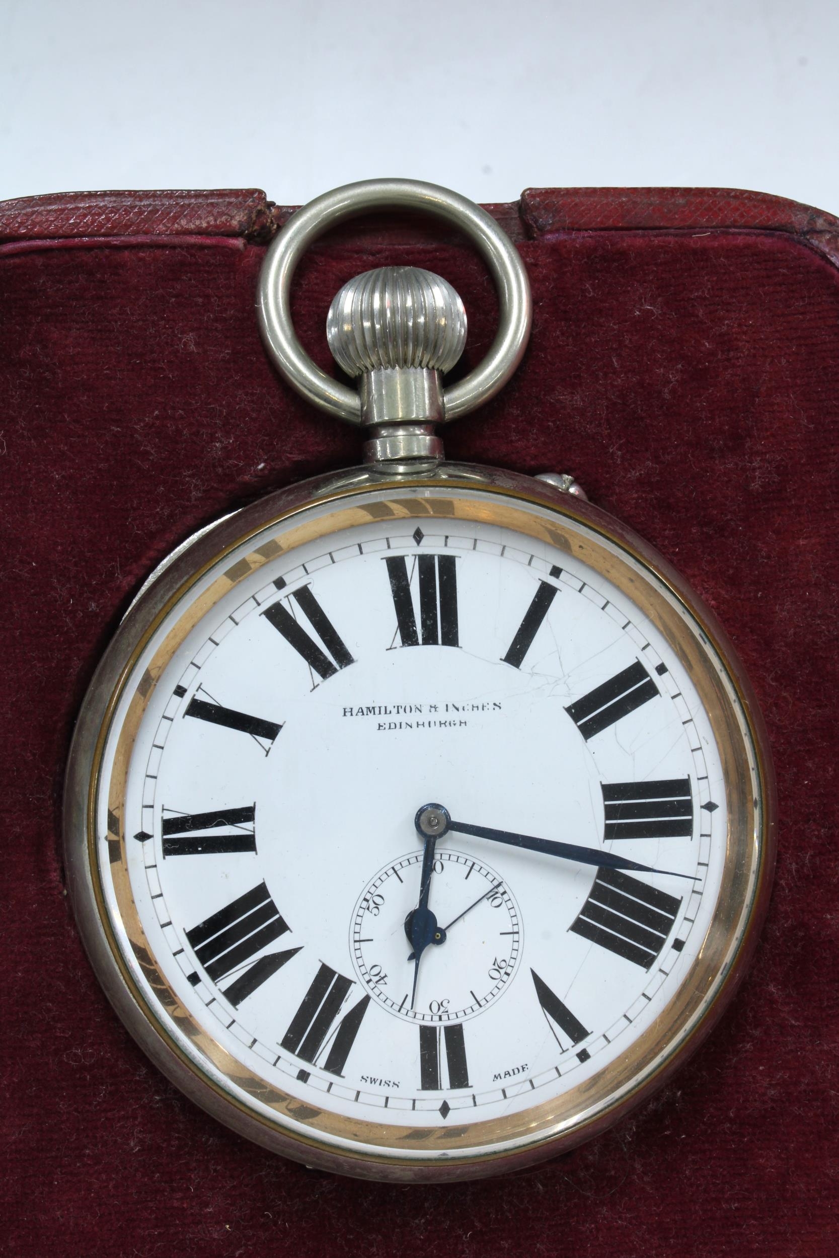 Silver Goliath pocket watch case, Hamilton & Inches, Edinburgh 1893, 16 ...