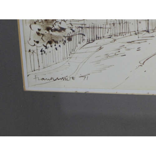 152 - FRANK WHITE (FRANCIS SIBBALD WHITE), EDINBURGH UPPER DEAN STREET AND ANN STREET, two ink and waterco... 