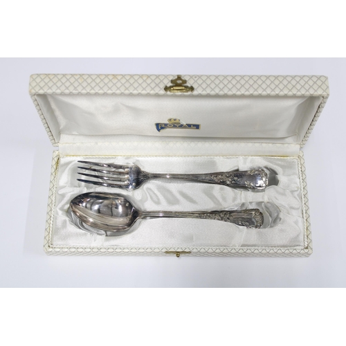 100C - Mixed Epns cased flatware sets, etc.
