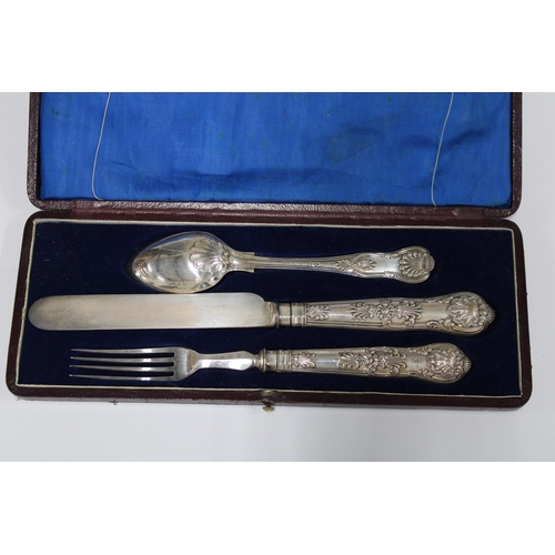 100C - Mixed Epns cased flatware sets, etc.