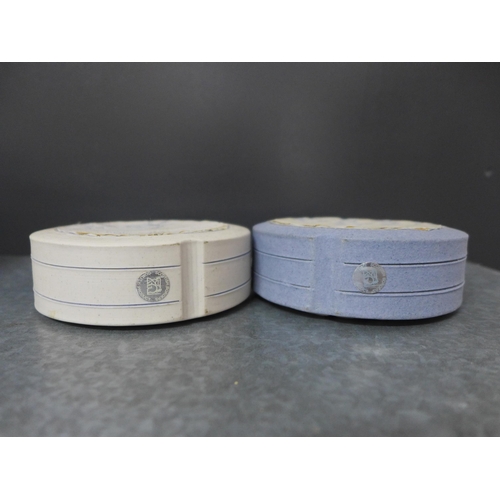 451 - Duncan Hood Dunnydeer studio pottery landscape and sea textured vases, tallest 12cm, together with t... 