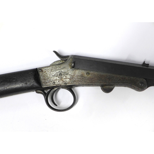 19th Century single barrelled Tranter-patent hammer hook rifle by RB ...