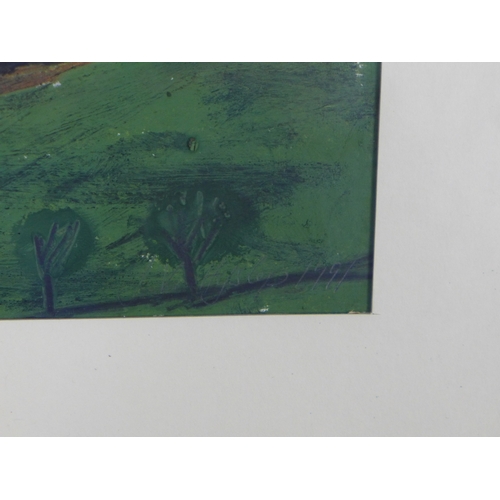 18 - JANE HYSLOP (SCOTTISH, CONTEMPORARY b.1967), MELANUDRIGILL NEAR BROUGHTON I, mixed media, signed, in... 