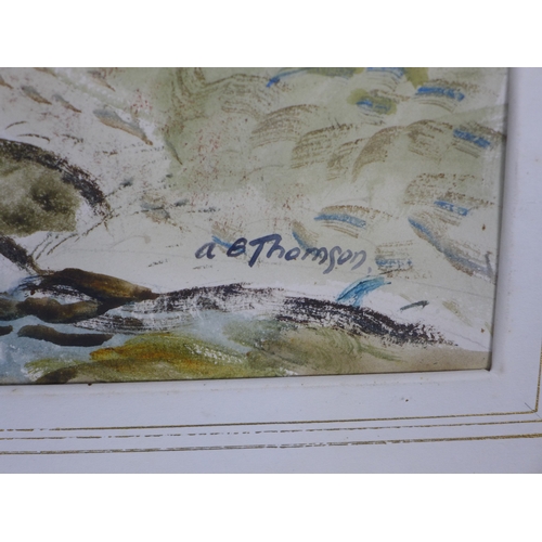 41 - ADAM BRUCE THOMSON, OBE, RSA, PRSW, (SCOTTISH 1885 - 1976), WILLOWS BY ALE WATER, c1930's, watercolo... 