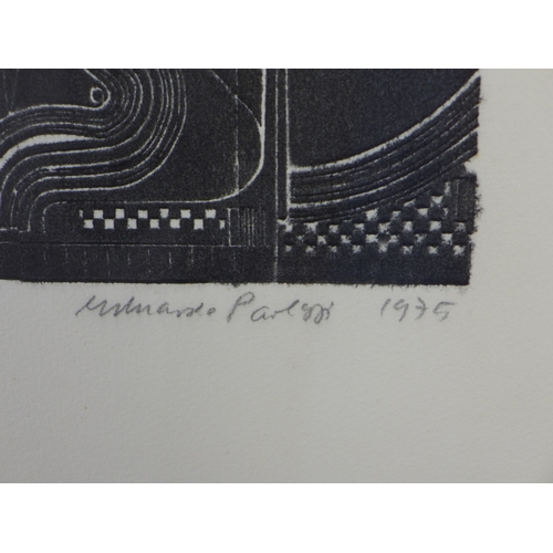 47 - SIR EDUARDO PAOLOZZI KBE RA HRSA (SCOTTISH 1924 - 2005), FOR CHARLES RENNIE MACKINTOSH, woodcut, 4/2... 