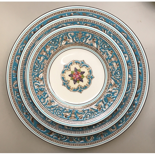 357 - A Wedgwood 'Florentine' part dinner service, to include dinner plates (10), side plates (10), saucer... 