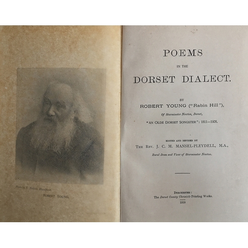 386 - Young, Robert (Mansel-Pleydell ed.), 'Poems in the Dorset Dialect', The Dorset County Chronicle Prin... 