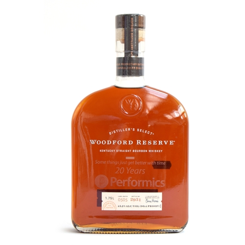 409 - Woodford Reserve Kentucky Bourbon (1.75l, 45.2%), Label Batch 0505, Bottle No. 2931