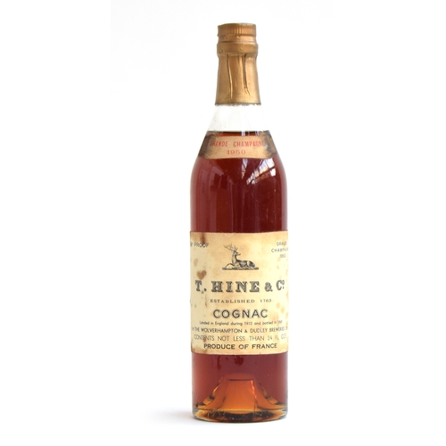 410 - 1950 T.Hine & Co Grande Champagne Cognac (70cl)