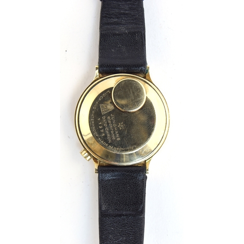 106 - A RARE GENTLEMAN'S 14CT GOLD JUNGHANS DATO-CHRON CHRONOMETER ELECTRONIC WRIST WATCH
CIRCA 1970s, REF... 