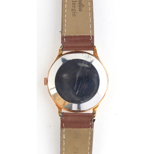 69 - A GENTLEMAN'S STEEL AND GOLD FILLED LONGINES WRIST WATCH
CIRCA 1953, REF B1137801 58197, SILVER DIAL... 