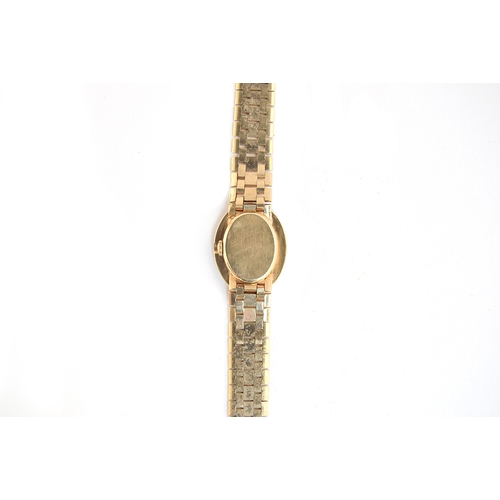 87 - A LADIES 9CT GOLD ROLEX PRECISION BRACELET WATCH
Weight without movement 21g.
DATED 1970, REF 8844, ... 