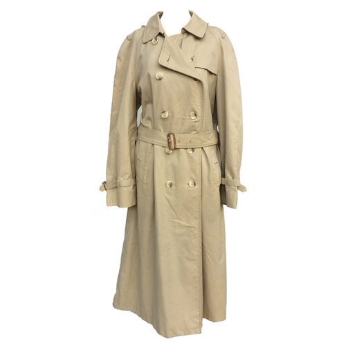 701 - Burberry trench coat and a similar coat from Dannimac (both size 12)