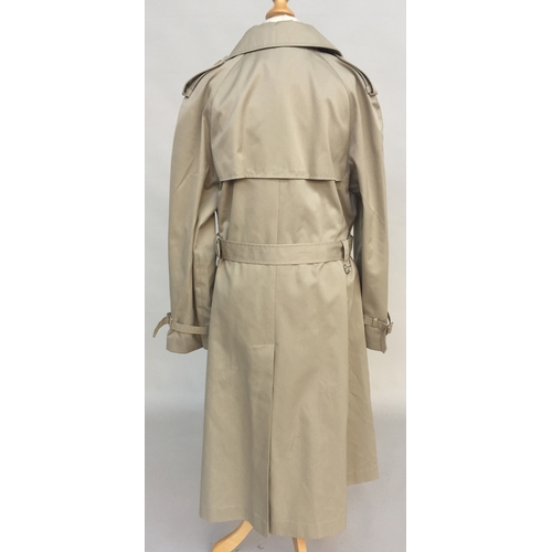 701 - Burberry trench coat and a similar coat from Dannimac (both size 12)