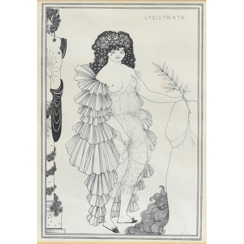 325 - Beardsley (Aubrey), a set of eight engravings to illustrate Aristophanes' Lysistrata, Beardsley's fi... 