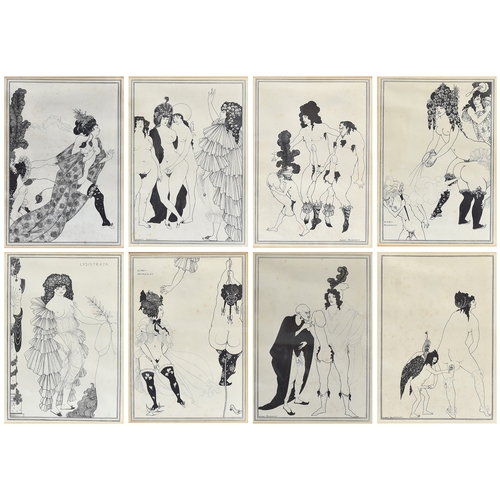 325 - Beardsley (Aubrey), a set of eight engravings to illustrate Aristophanes' Lysistrata, Beardsley's fi... 