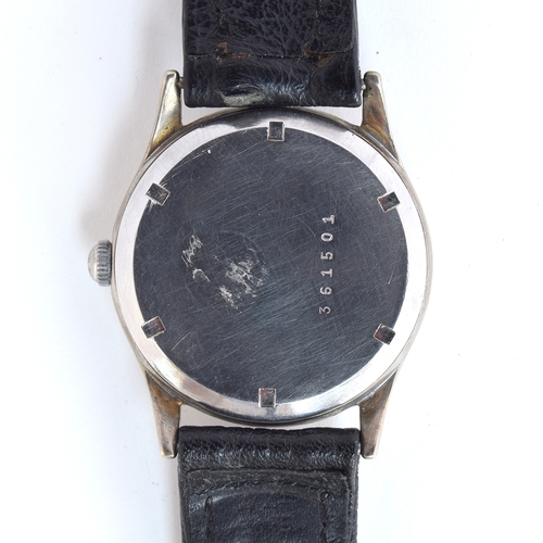 653 - A BUREN GRAND PRIX SUPER SLENDER GENTLEMAN'S STEEL AUTOMATIC WRIST WATCH
Circa 1960s, ref. 775701, s... 